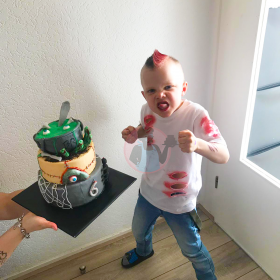 Halloween taart 20 personen Bryan 2