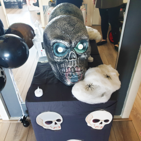 Schedels halloween verjaardag