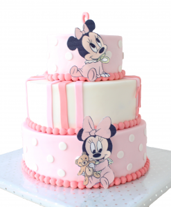 Minnie Mouse taart 20 personen