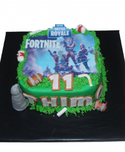 Fortnite taart 9 personen