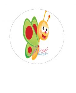 BabyTV eetbare taart print 15 cm