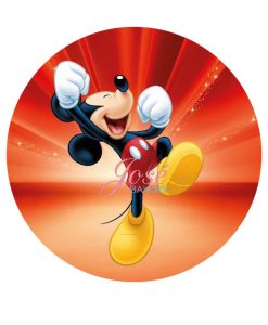 Mickey Mouse taart print 20 cm